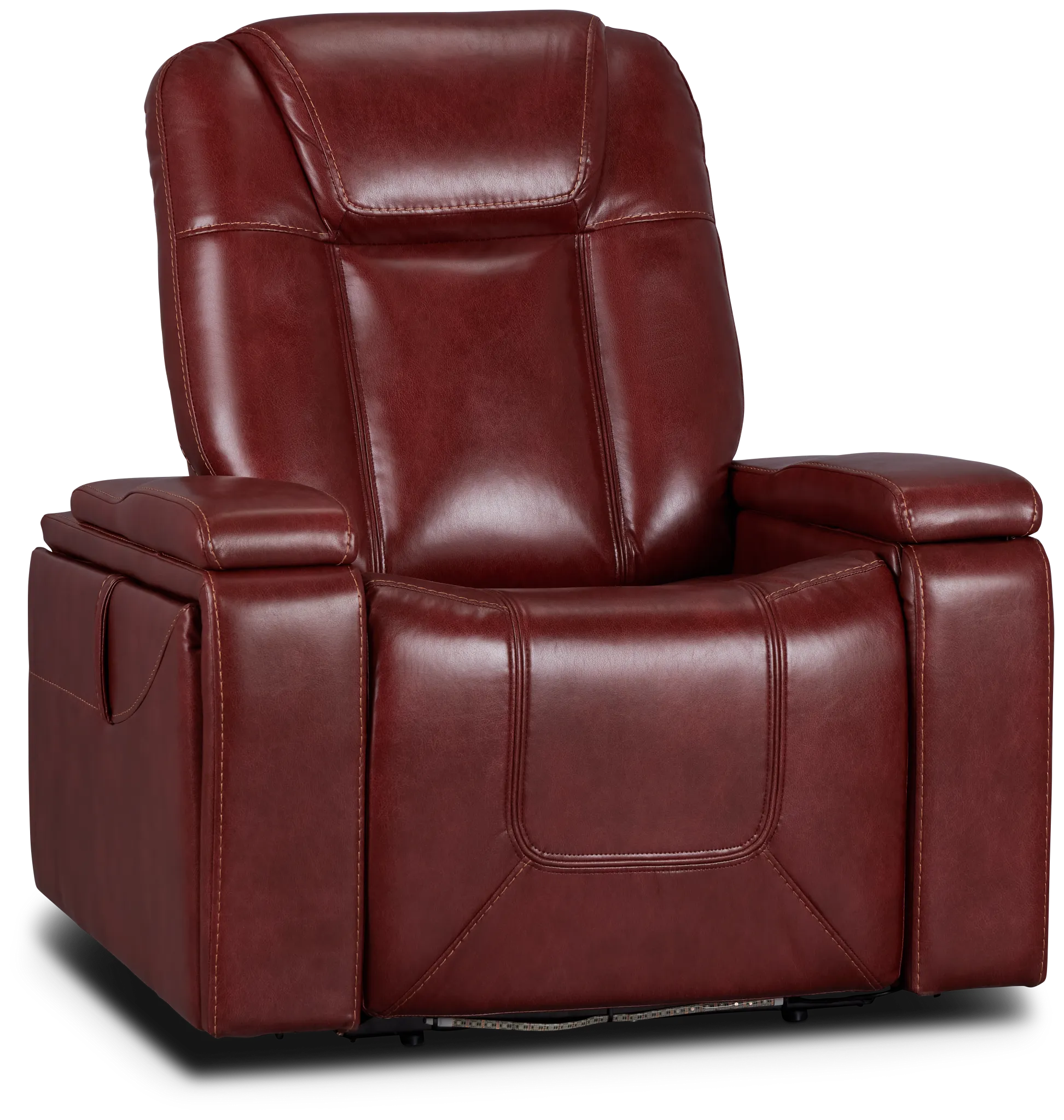 Meta Red Micro Power Recliner