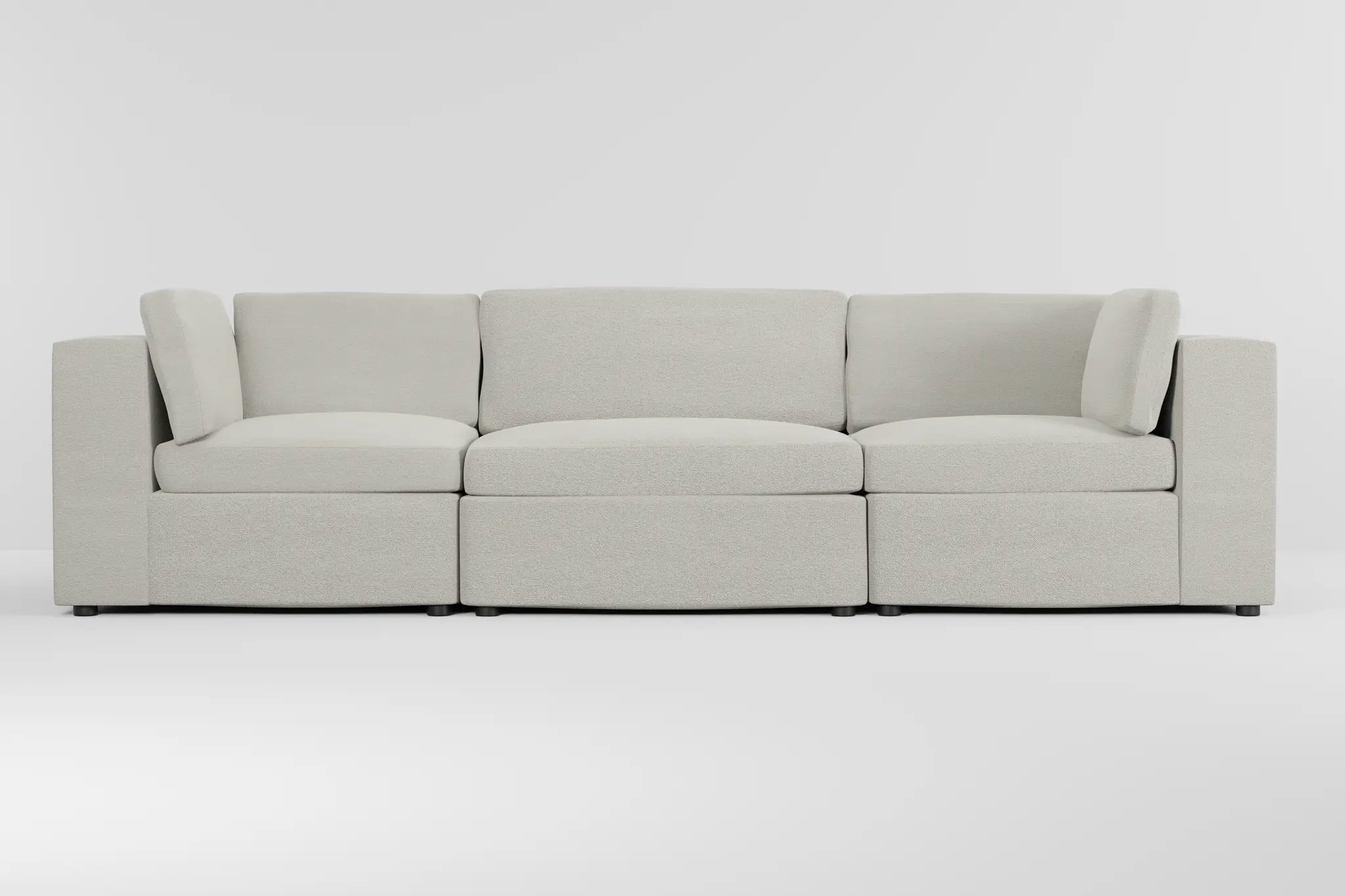 Destin Elite Ivory Fabric 3-piece Modular Sofa Destin Elite Ivory Fabric 3-piece Modular Sofa
