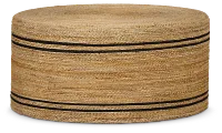 Carvo Light Tone Woven Round Coffee Table