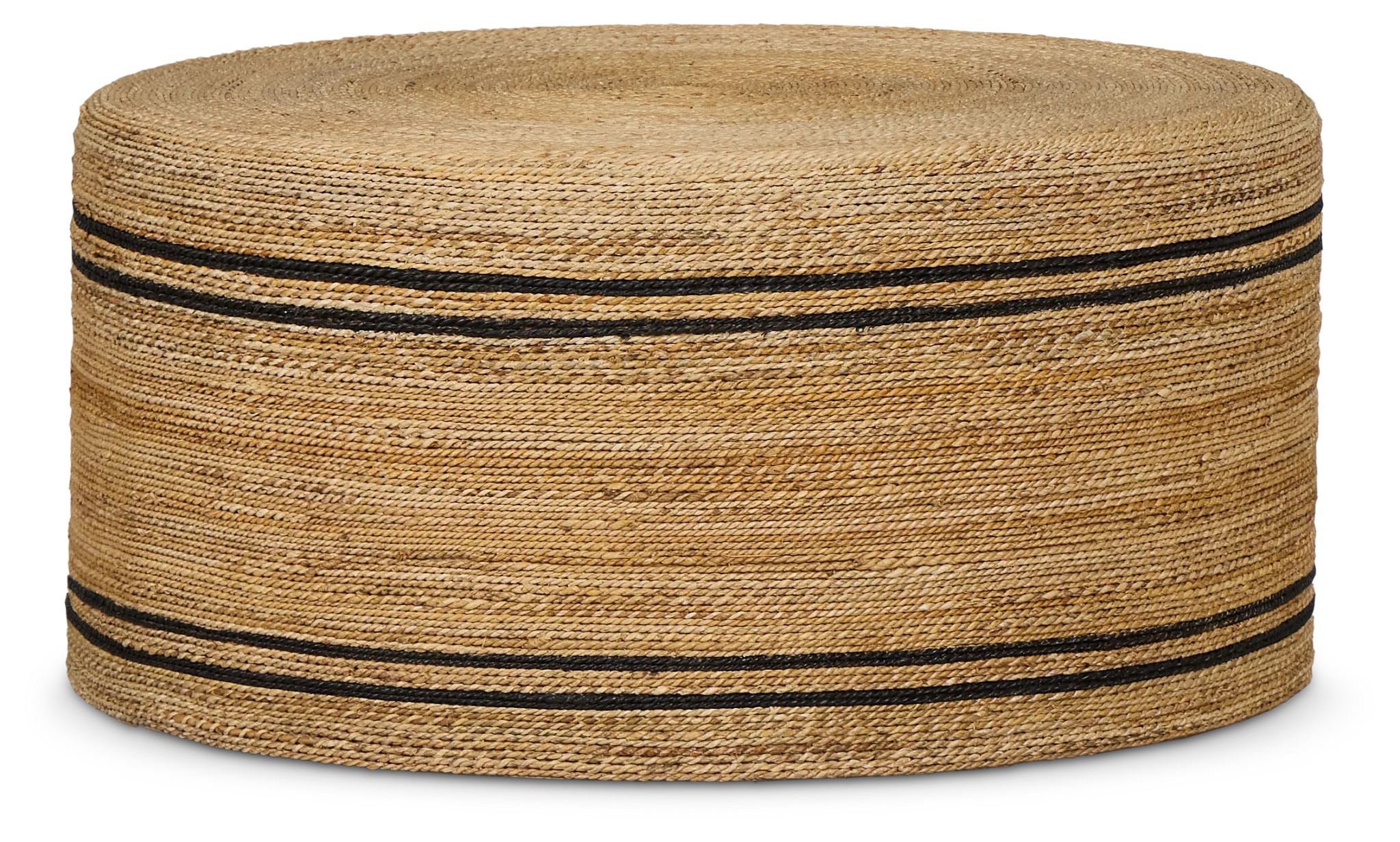 Carvo Light Tone Woven Round Coffee Table