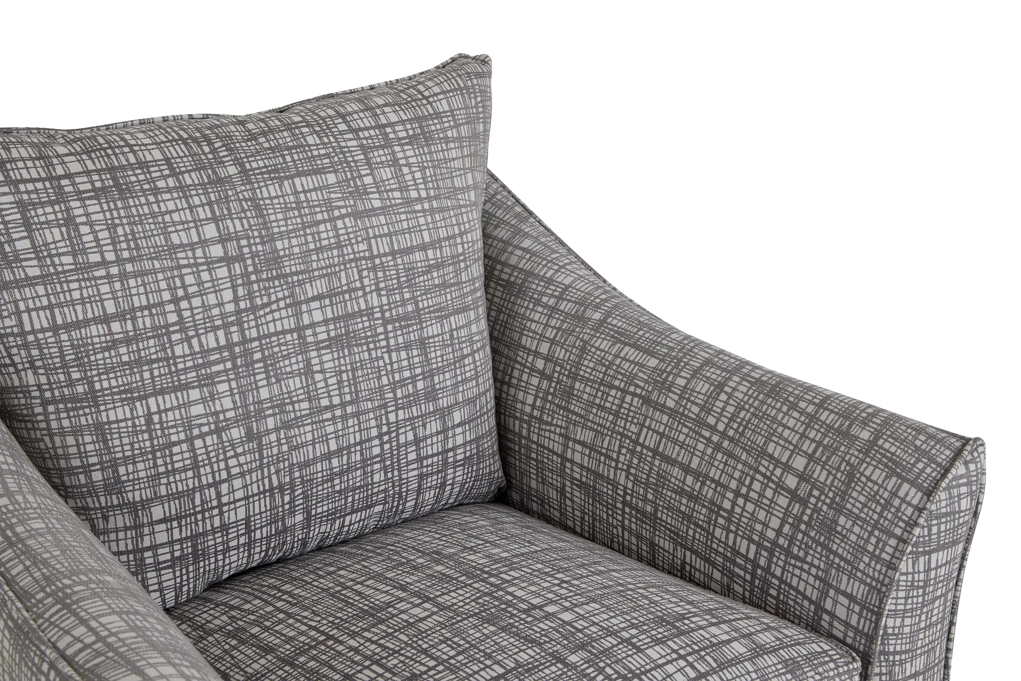 Hugo Gray Fabric Accent Chair Hugo Gray Fabric Accent Chair