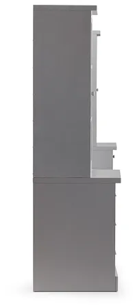 Newport Gray 164" Drawer Entryway