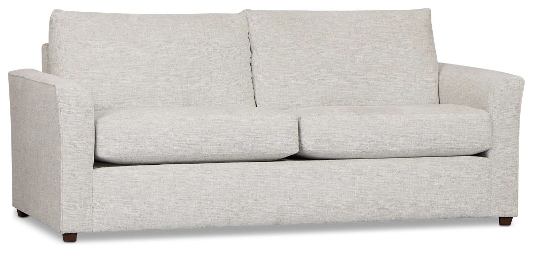Miller Light Gray Fabric Innerspring Sleeper