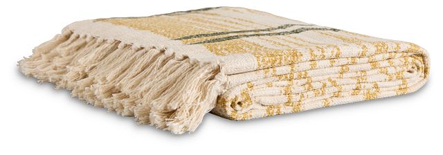 Calma Ivory 50"x 60" Throw