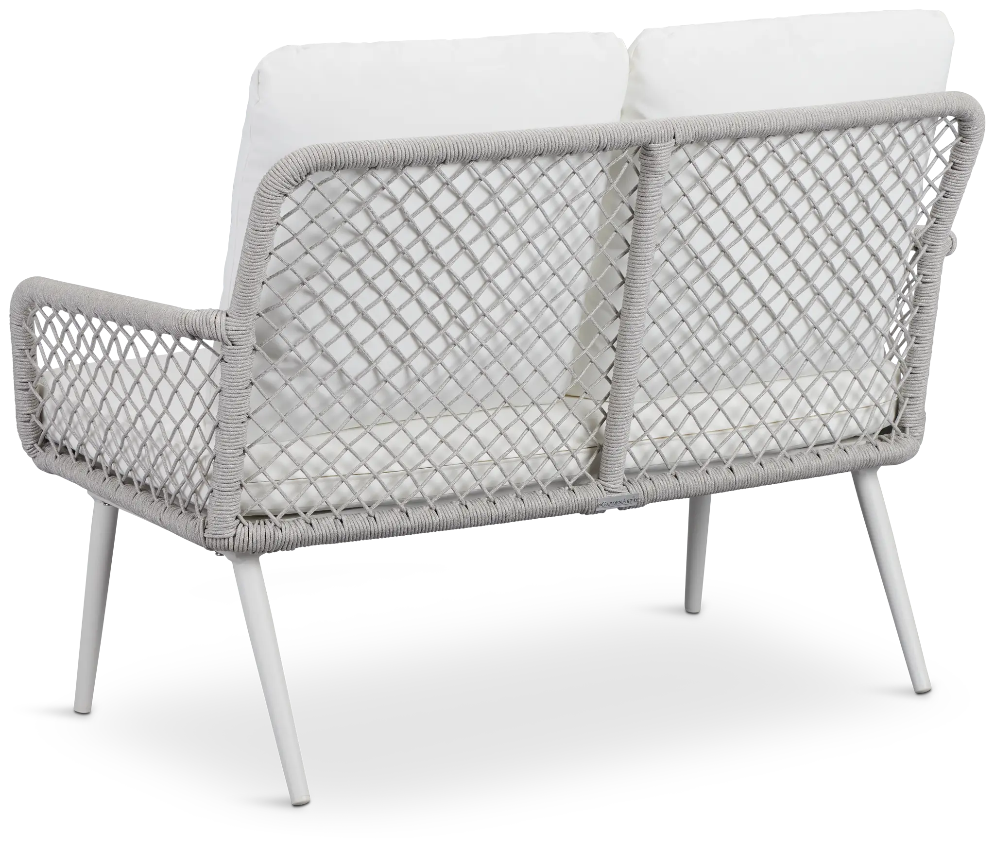 Andes White Woven Sofa Andes White Woven Sofa