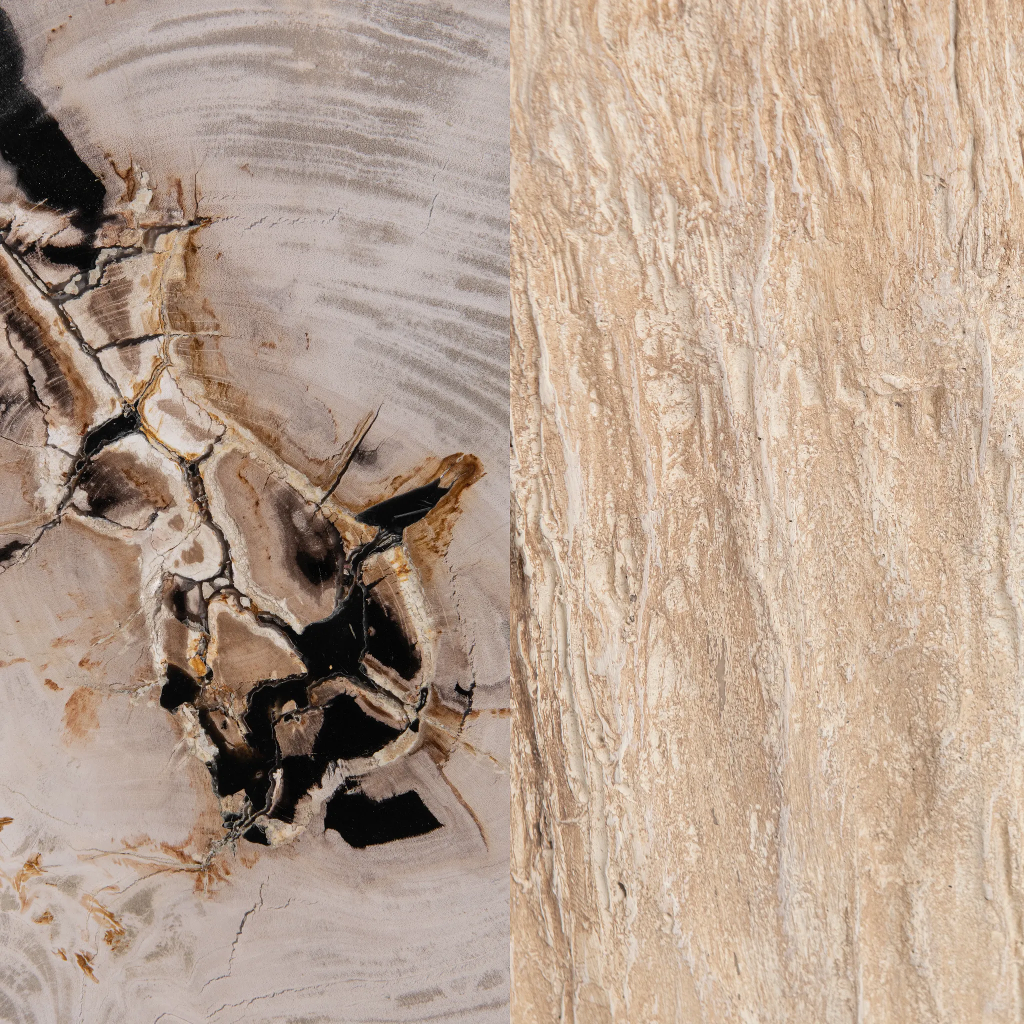 Rockies Beige Wood End Table