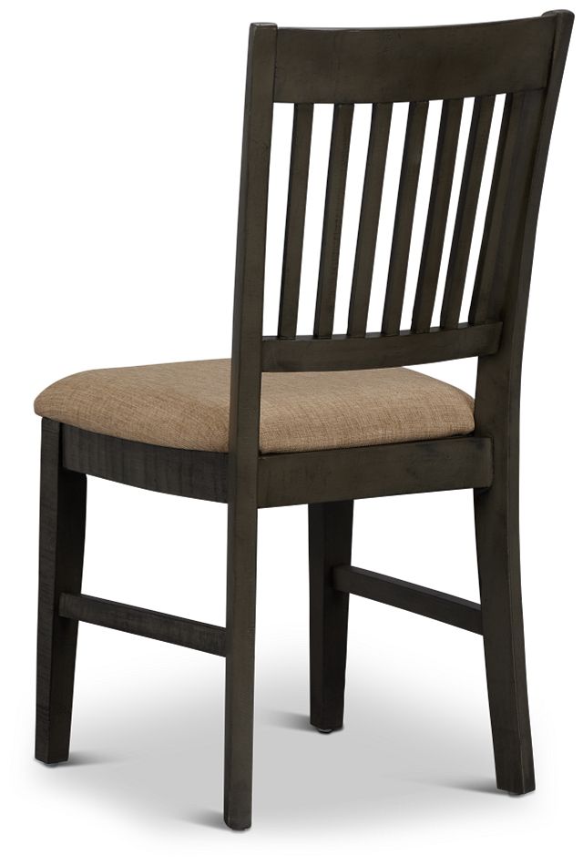 Augusta Dark Gray Upholstered Desk Chair