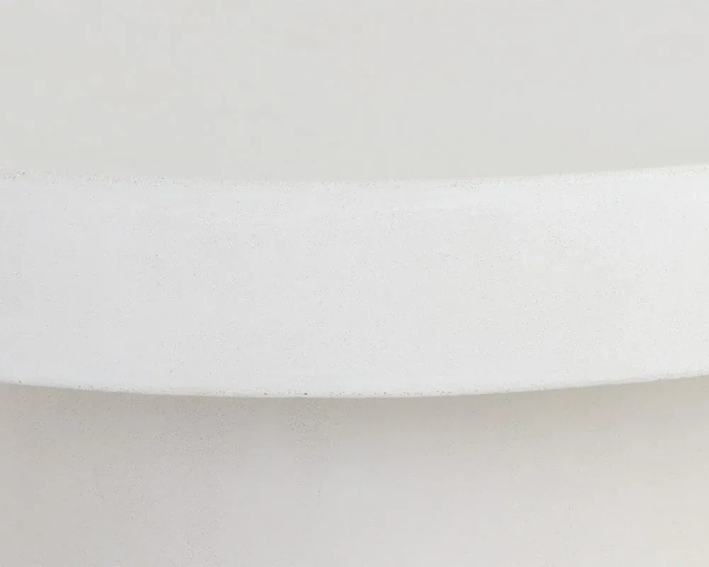 Bayla White Round Coffee Table Base