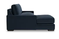 Edgewater Joya Dark Blue Left Chaise Sectional