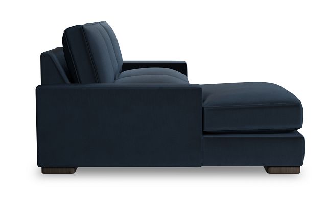 Edgewater Joya Dark Blue Left Chaise Sectional