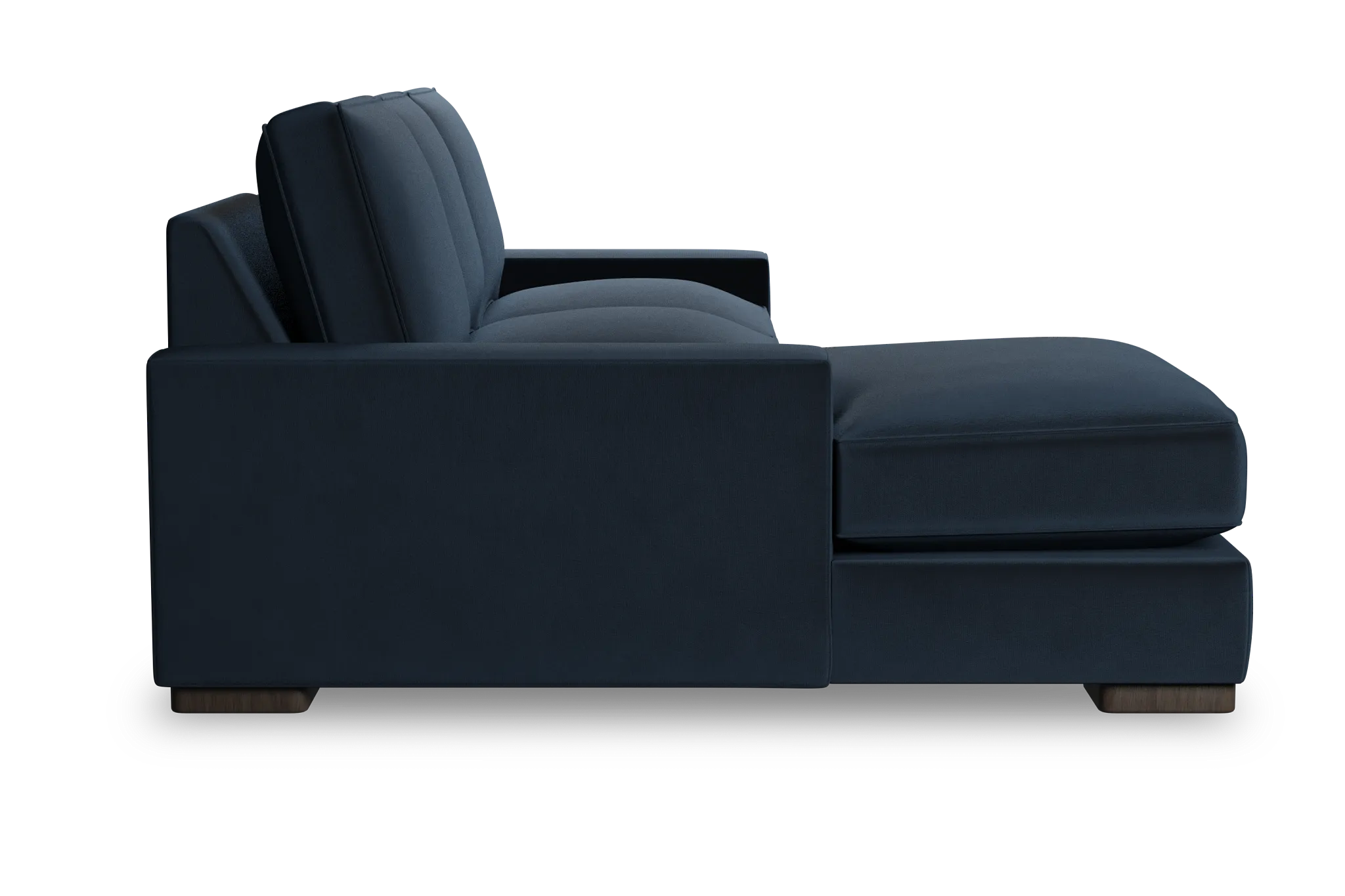 Edgewater Joya Dark Blue Left Chaise Sectional