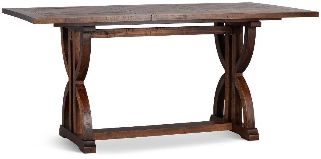 Joplin Dark Tone Extension High Dining Table