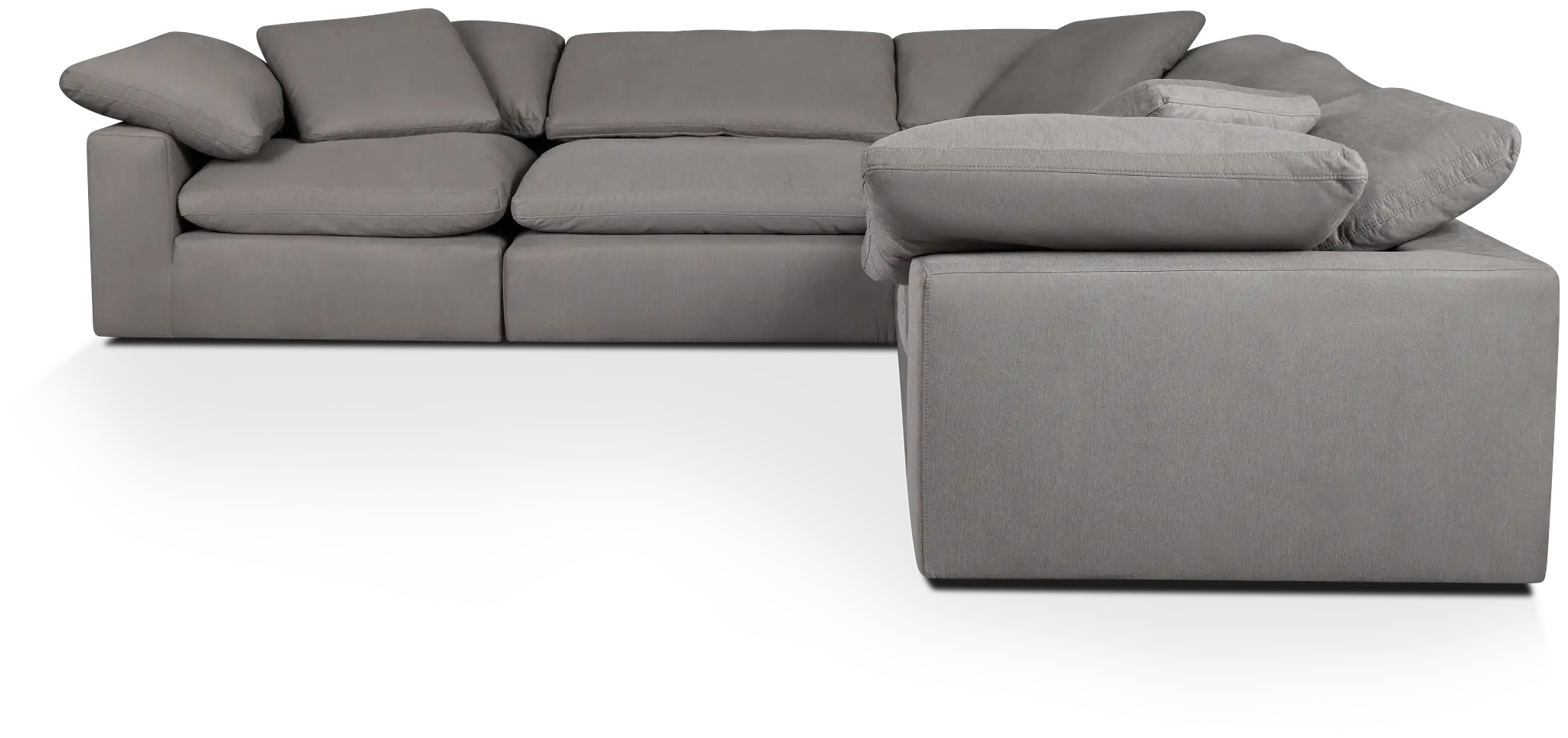 Nixon Light Gray Fabric 5-piece Modular Sectional Nixon Light Gray Fabric 5-piece Modular Sectional