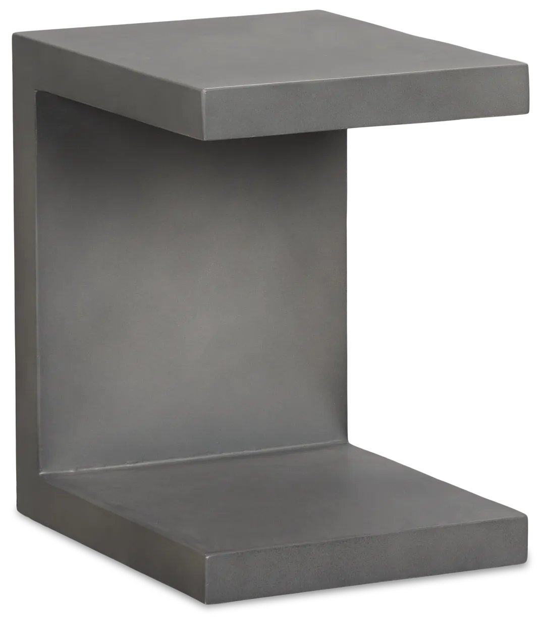 Brio Gray Square End Table