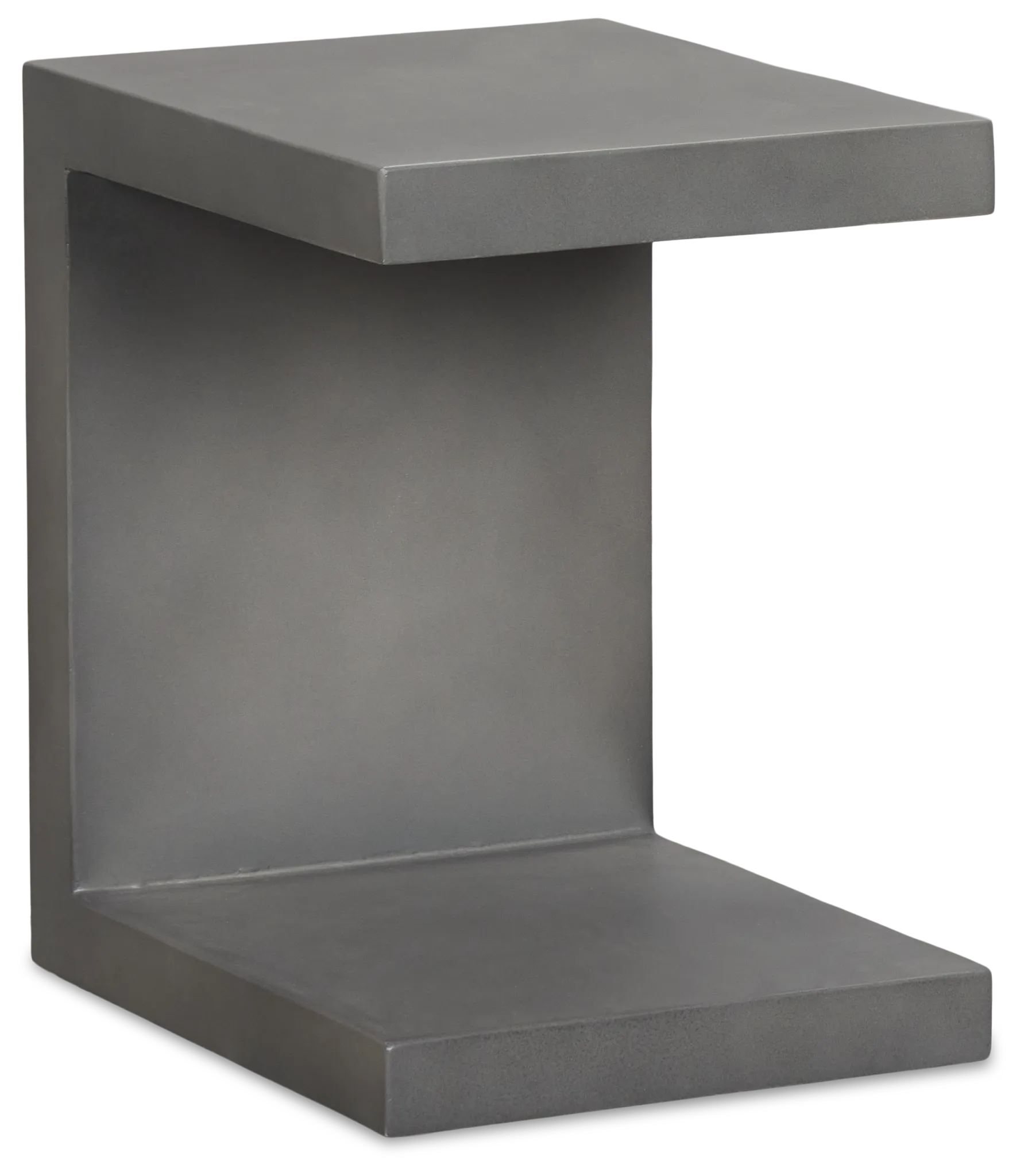 Brio Gray Square End Table