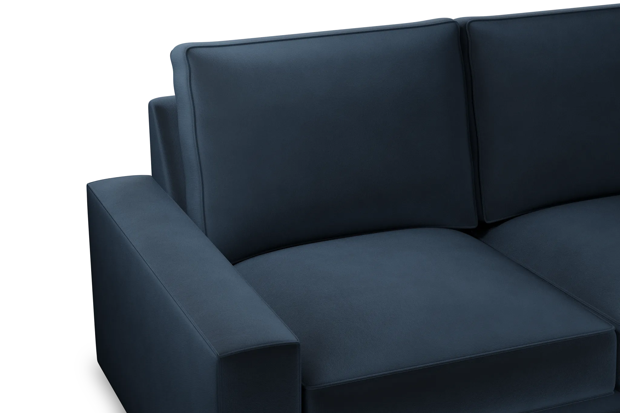 Edgewater Joya Dark Blue Medium Two-arm Sectional