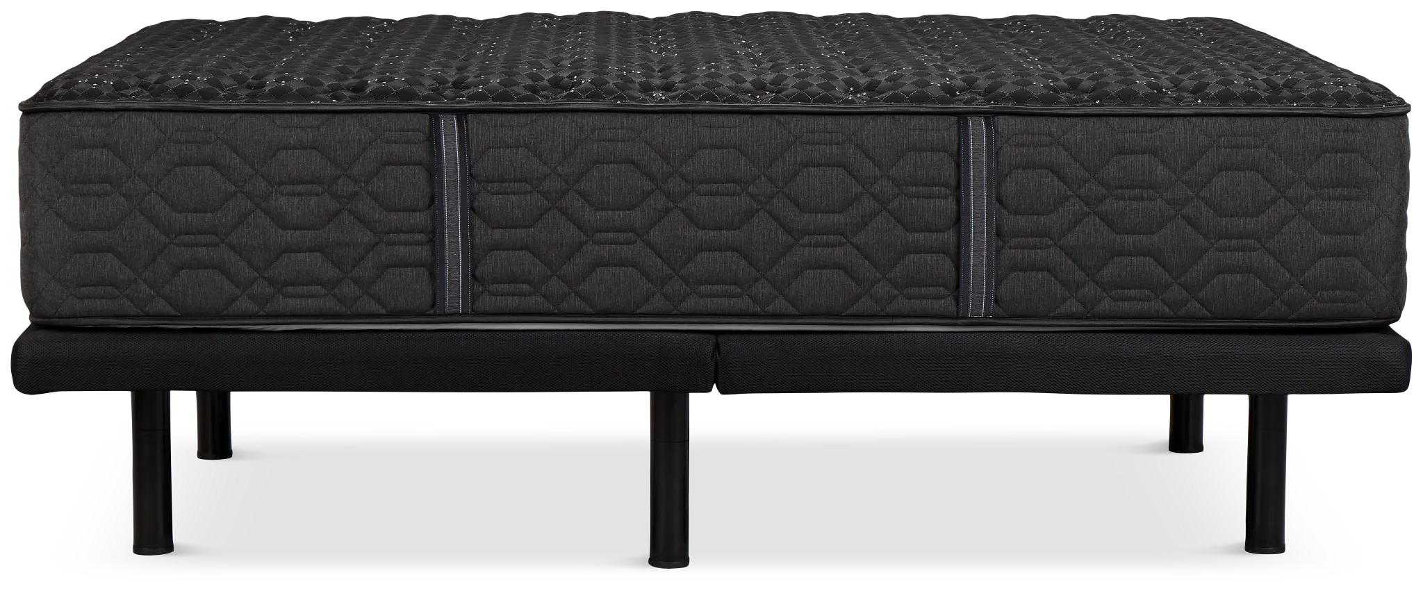 Beautyrest Black Series Three Extra Firm Deluxe Adjustable Mattress Set