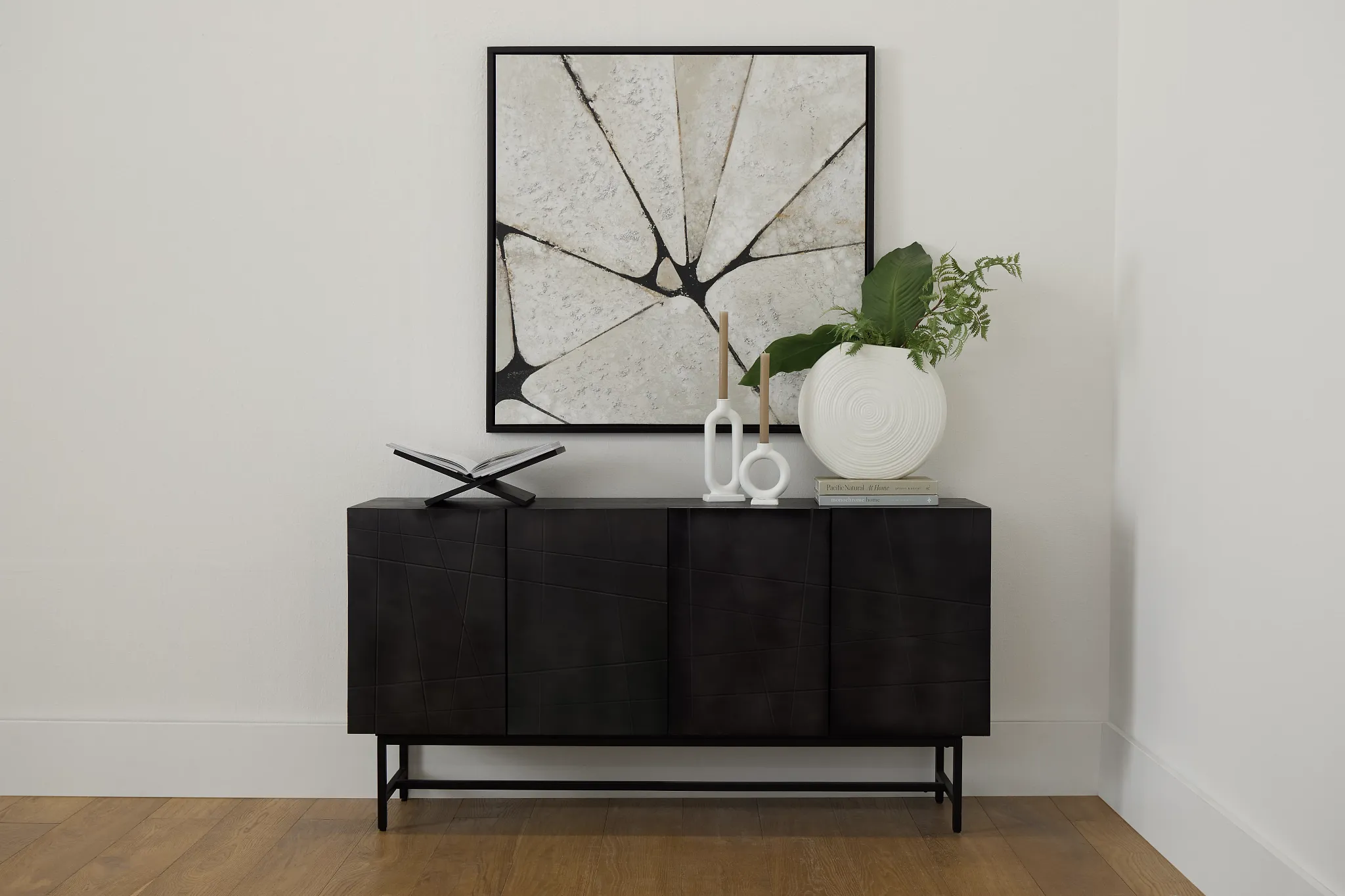 Wynter Dark Tone Four-door Cabinet