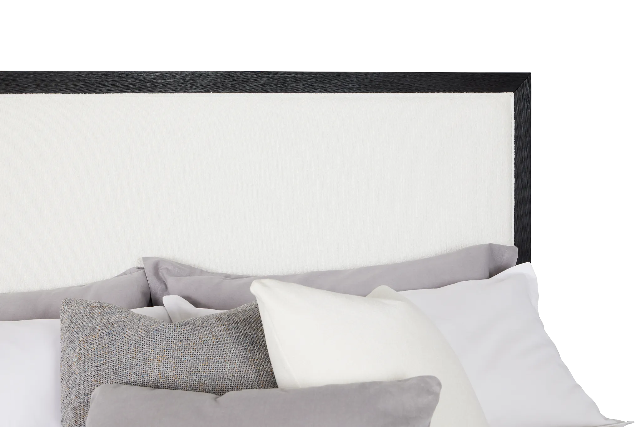 Alden Black Uph Platform Bed