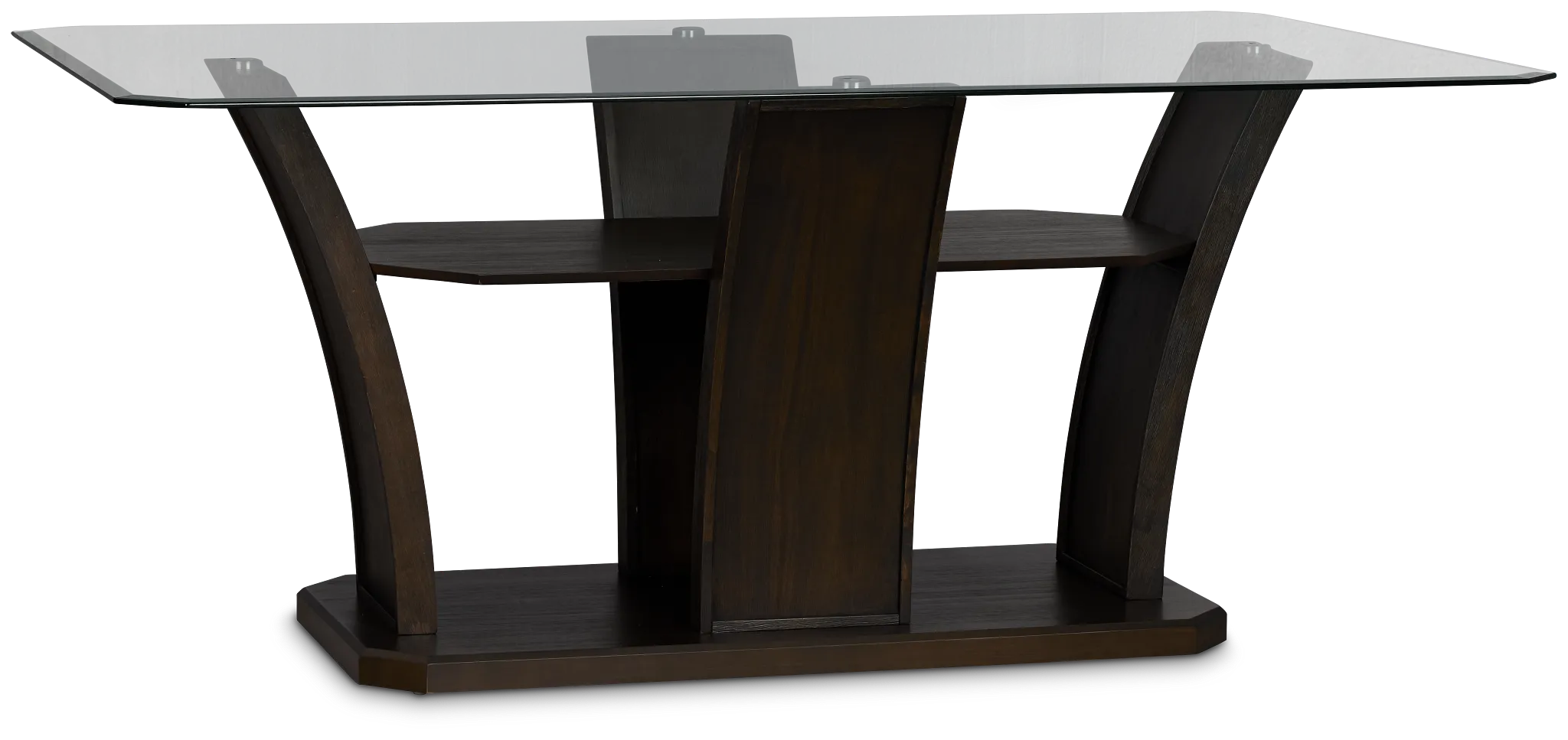 Roswell Glass Rectangular Table