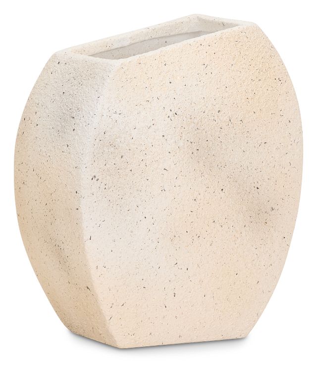 Selina White Medium Vase