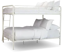 Rory White Metal Bunk Bed