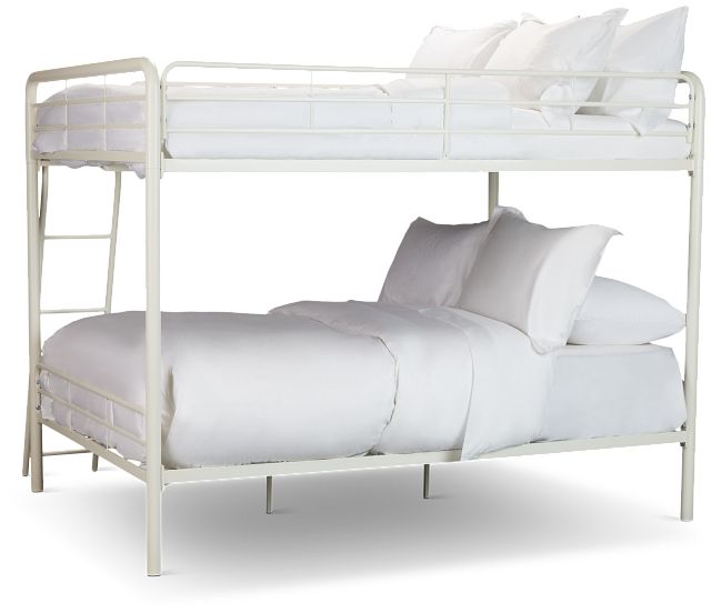 Rory White Metal Bunk Bed