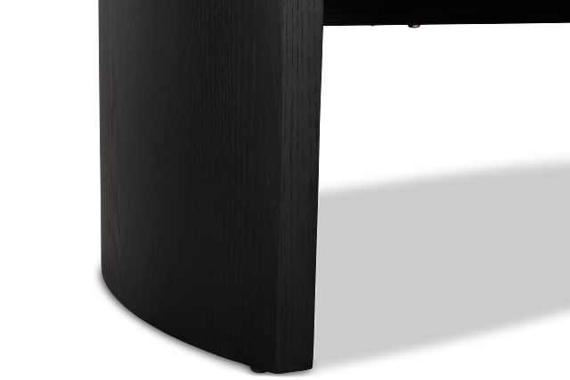 Nomad Black Ceramic Round Coffee Table