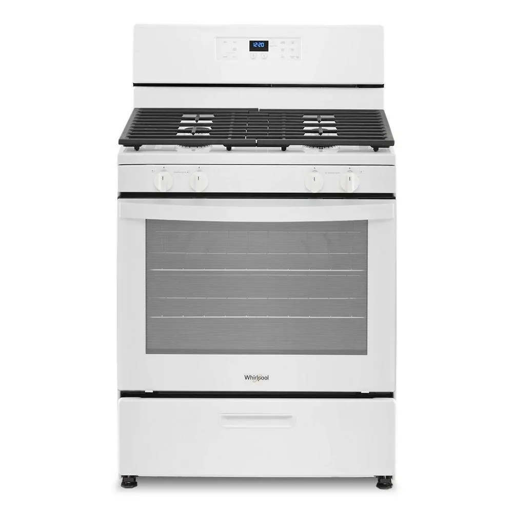 Whirlpool 320 Series White Gas Range