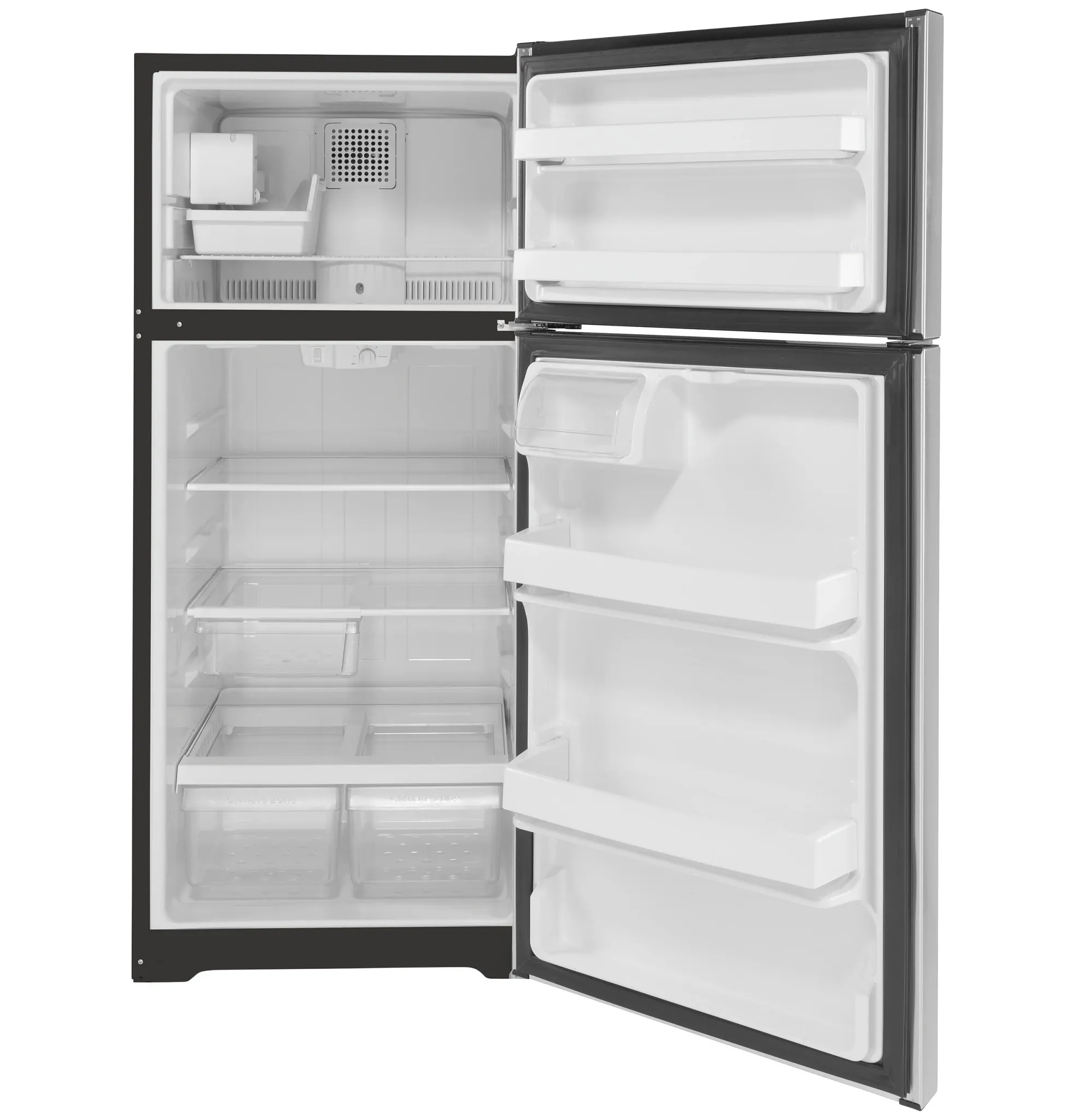 Ge 17 Series Stainless Steel Top Freezer Refrigerator