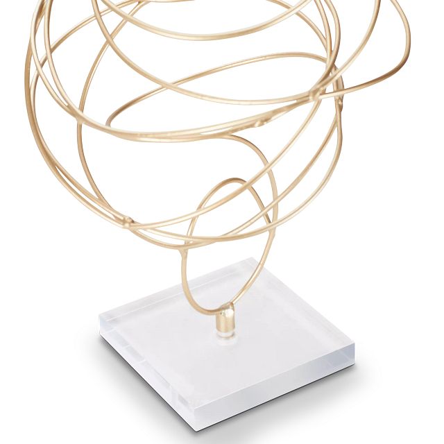 Xali Gold Large Tabletop Accessory