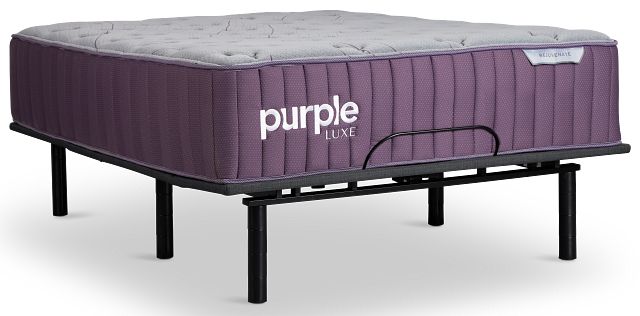 Purple Rejuvenate Premium Smart Adjustable Mattress Set