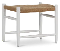 Auburn Woven Small Accent Stool