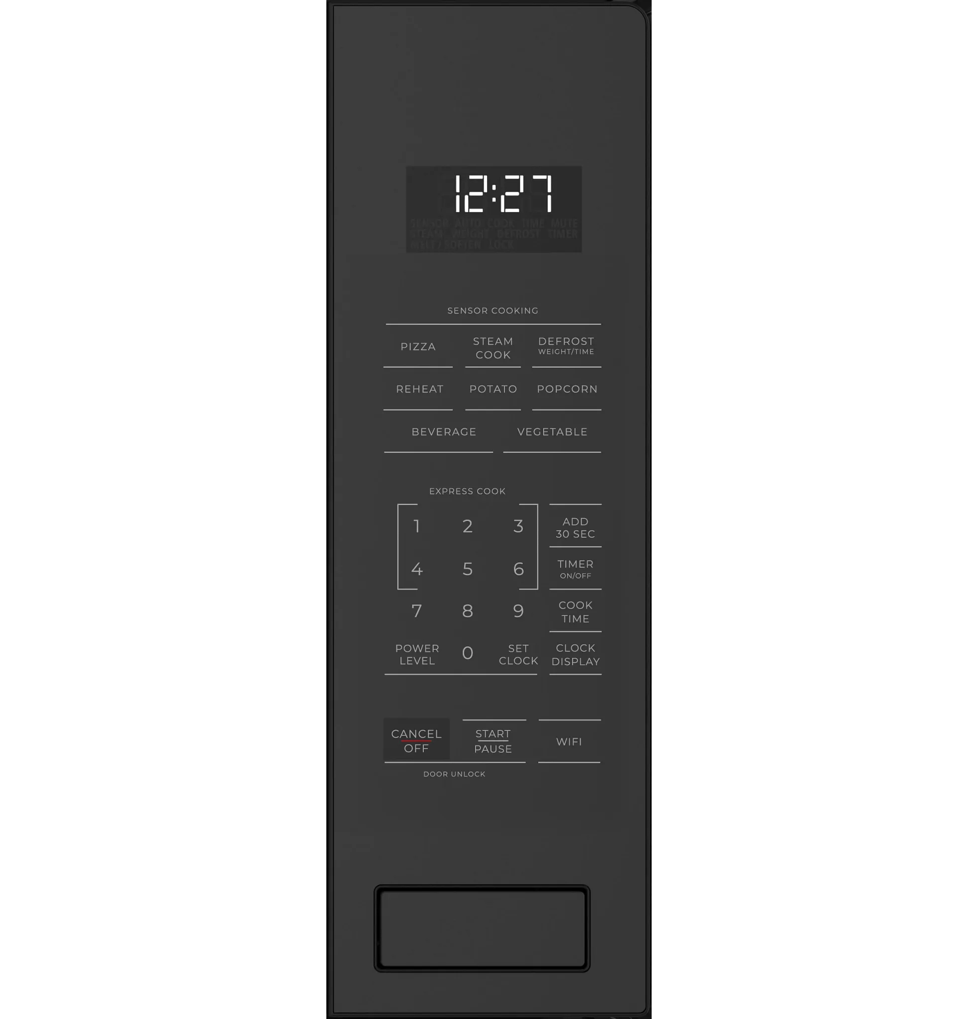 Monogram 22 Series Stainless Steel Built-in Microwave