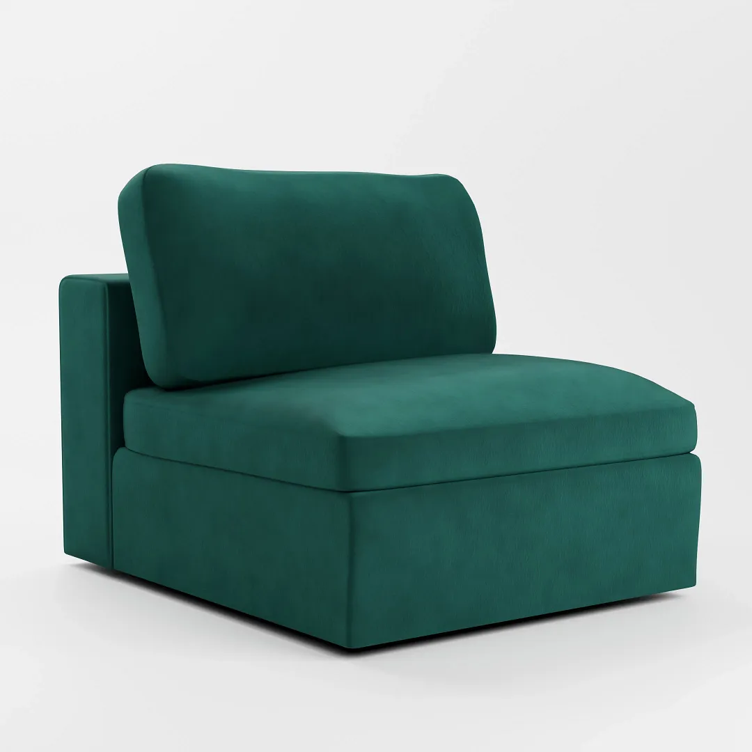 Destin Joya Green Velvet Swivel Chair