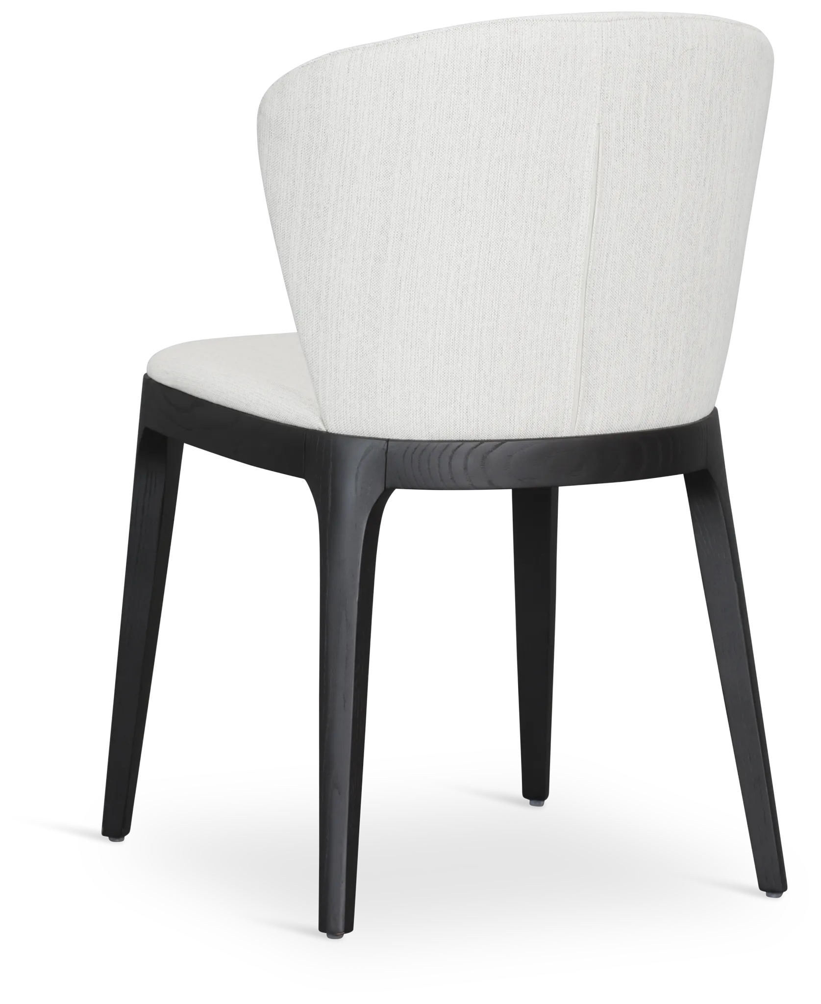 Nomad Light Beige Upholstered Side Chair W/ Black Legs
