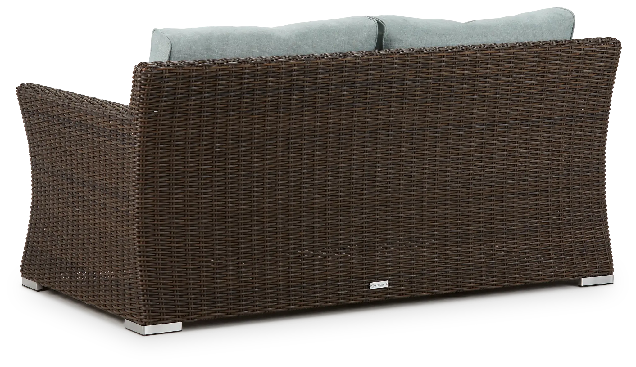 Southport Teal Woven Loveseat Southport Teal Woven Loveseat