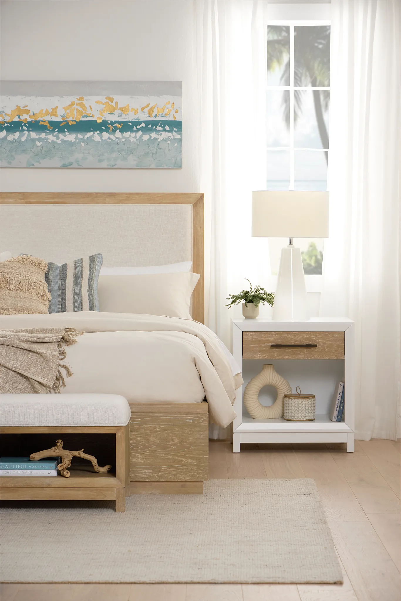 Boca Grande Two-tone 1-drawer Nightstand