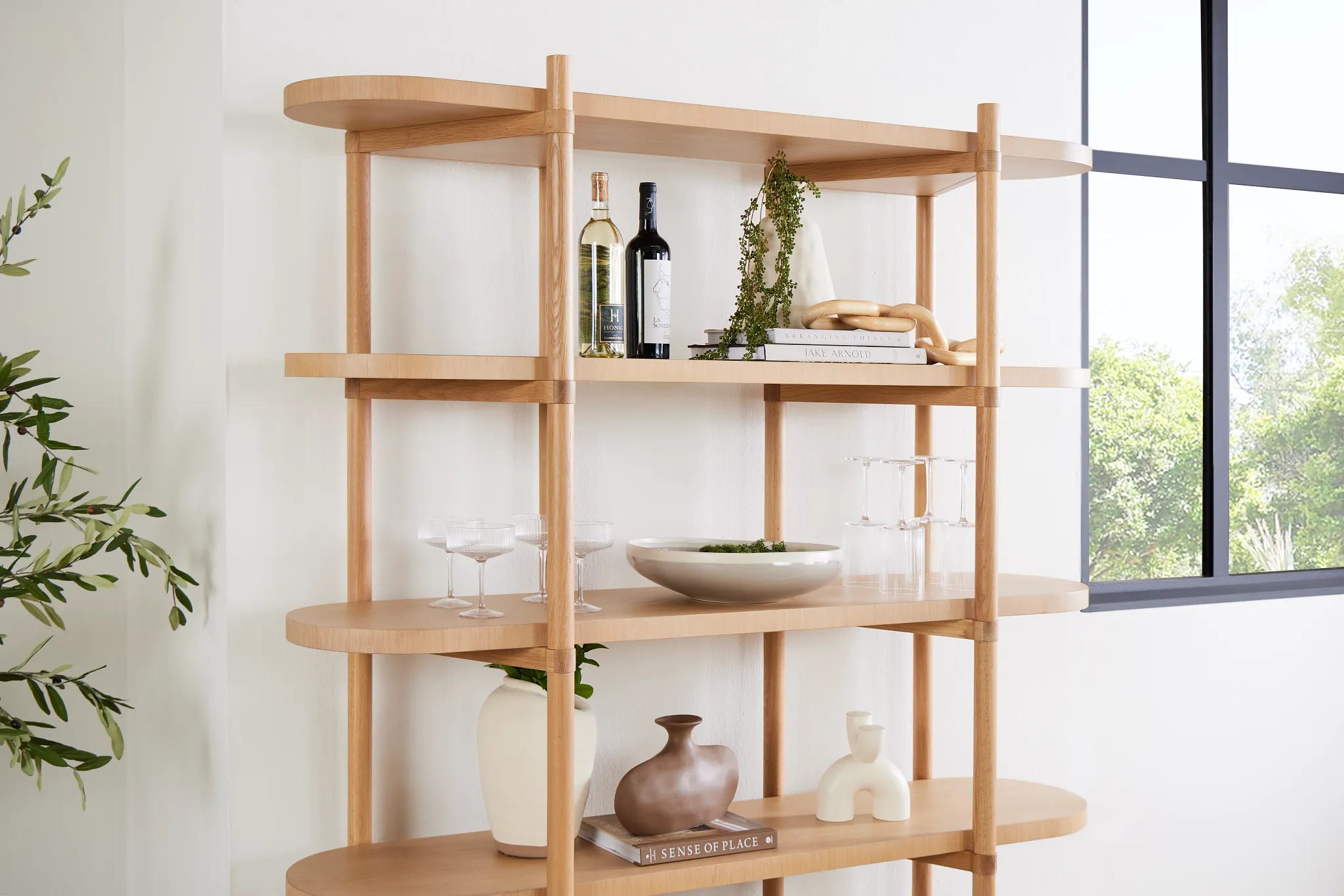 Malibu Light Tone Etagere