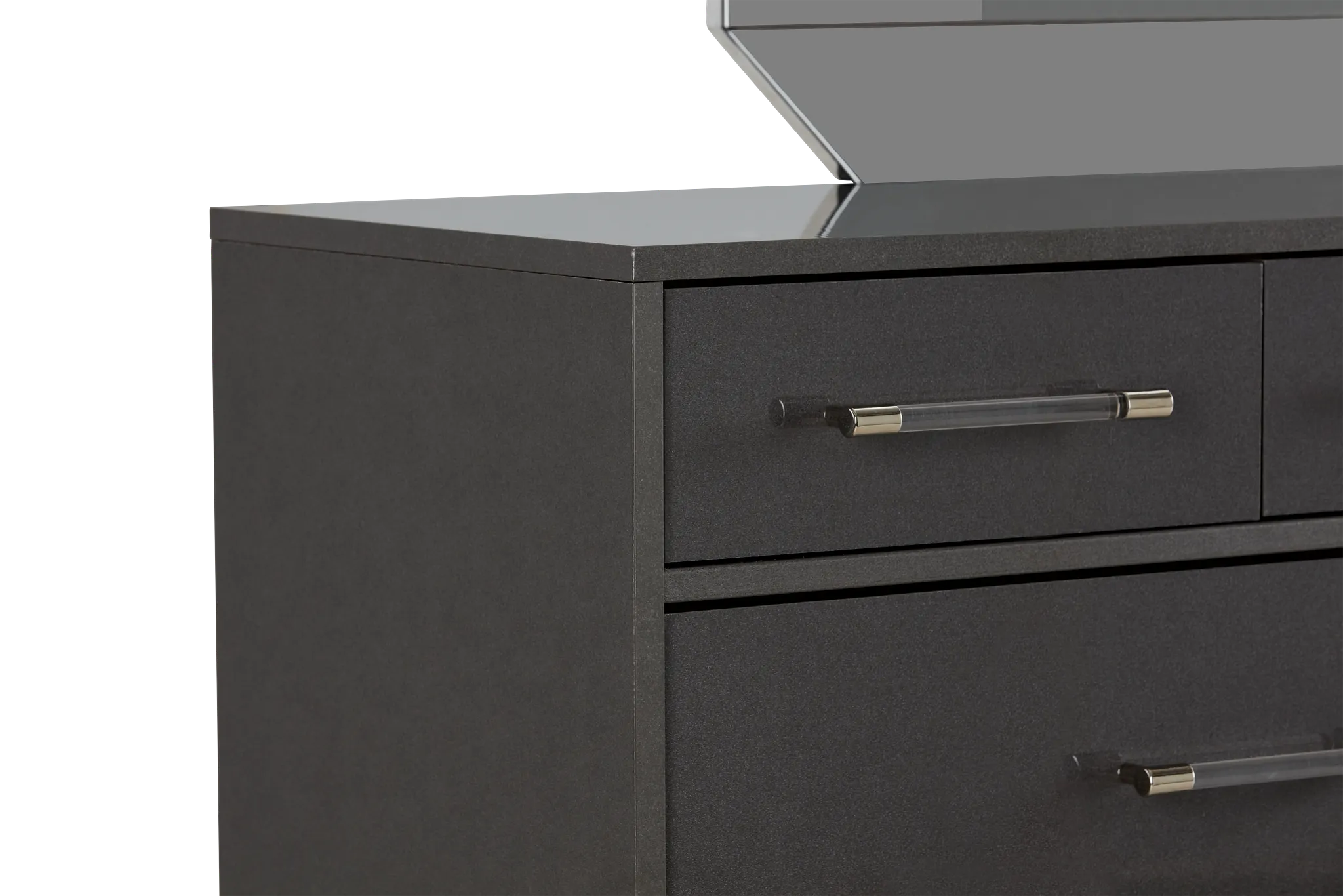 Cortina Gray Dresser & Mirror