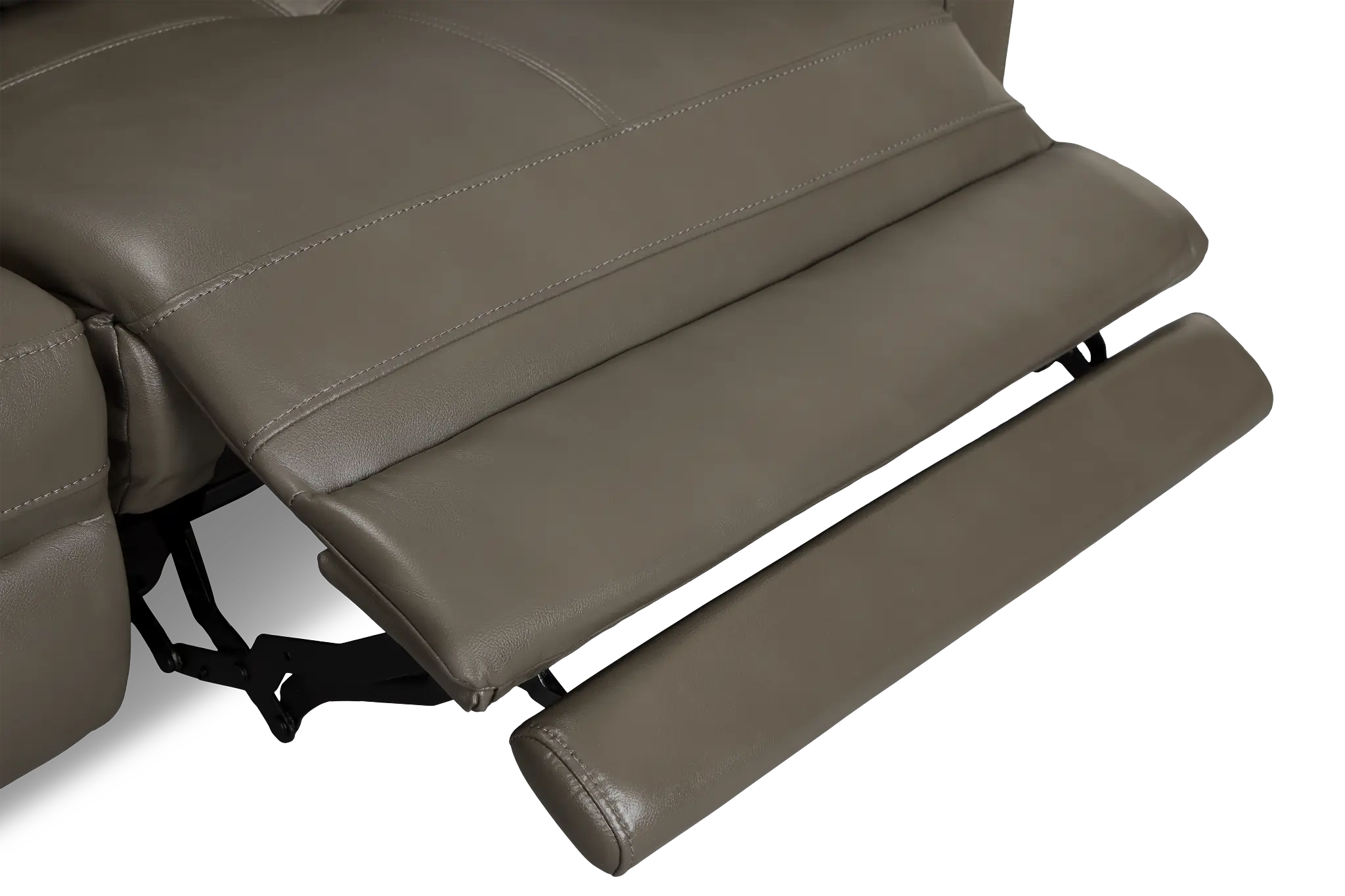 Ava Dark Gray Micro Small Dual Power Left Chaise Sectional Ava Dark Gray Micro Small Dual Power Left Chaise Sectional