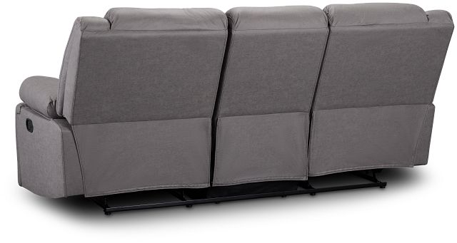 Peyton Gray Micro Reclining Sofa