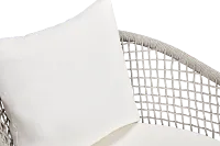 Antigua White Rope Arm Chair