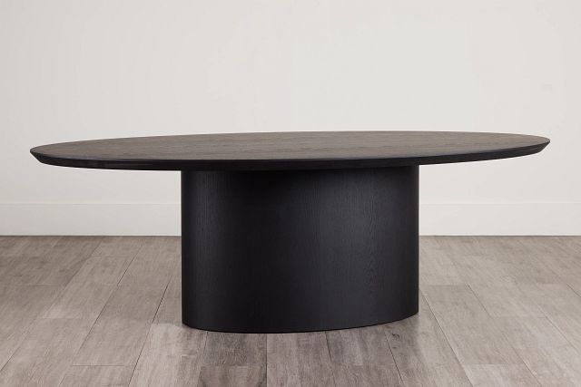 Nomad Black 94" Oval Table