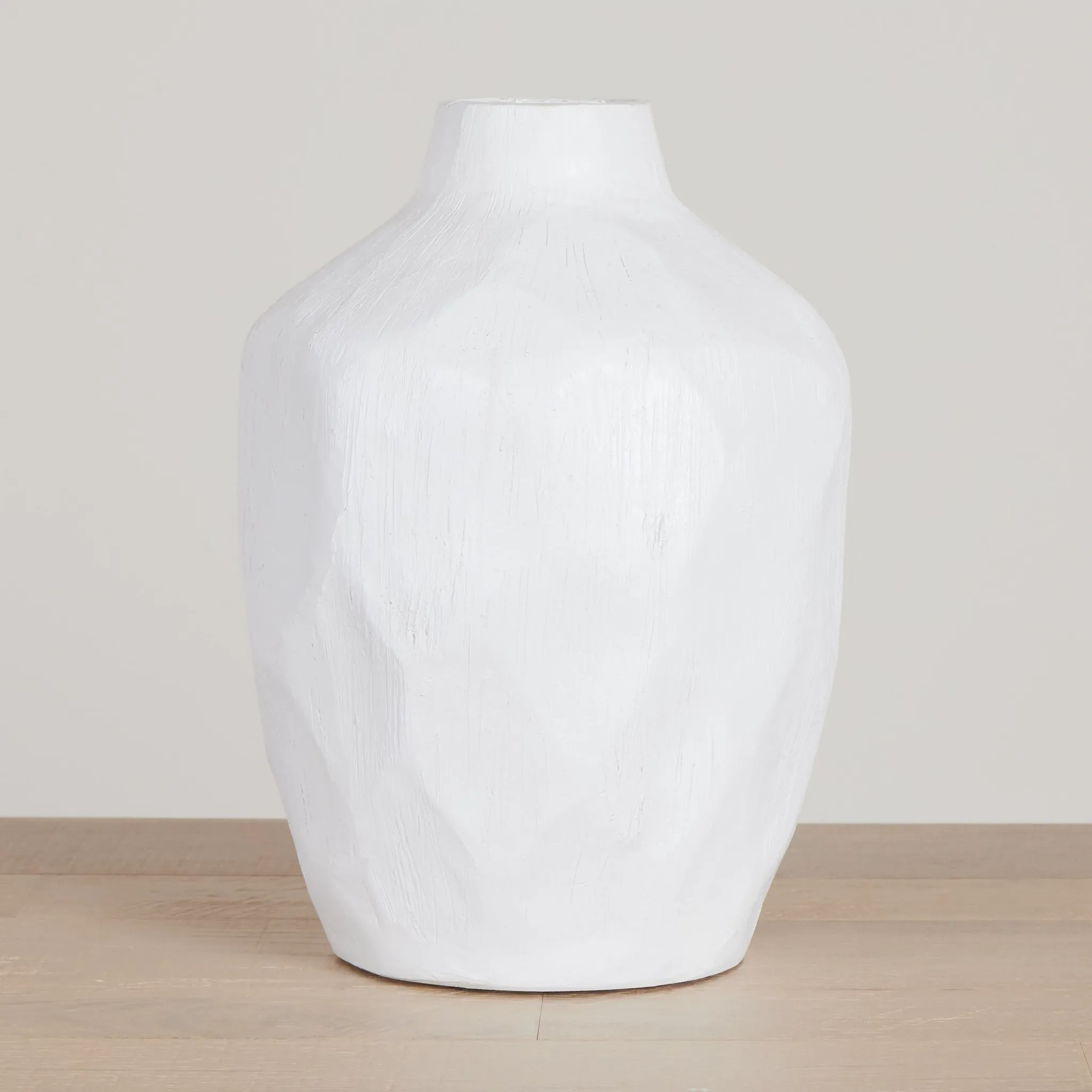 Minka White Large Vase