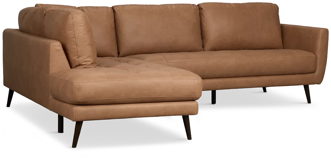Indie Brown Micro Small Left Bumper Sectional