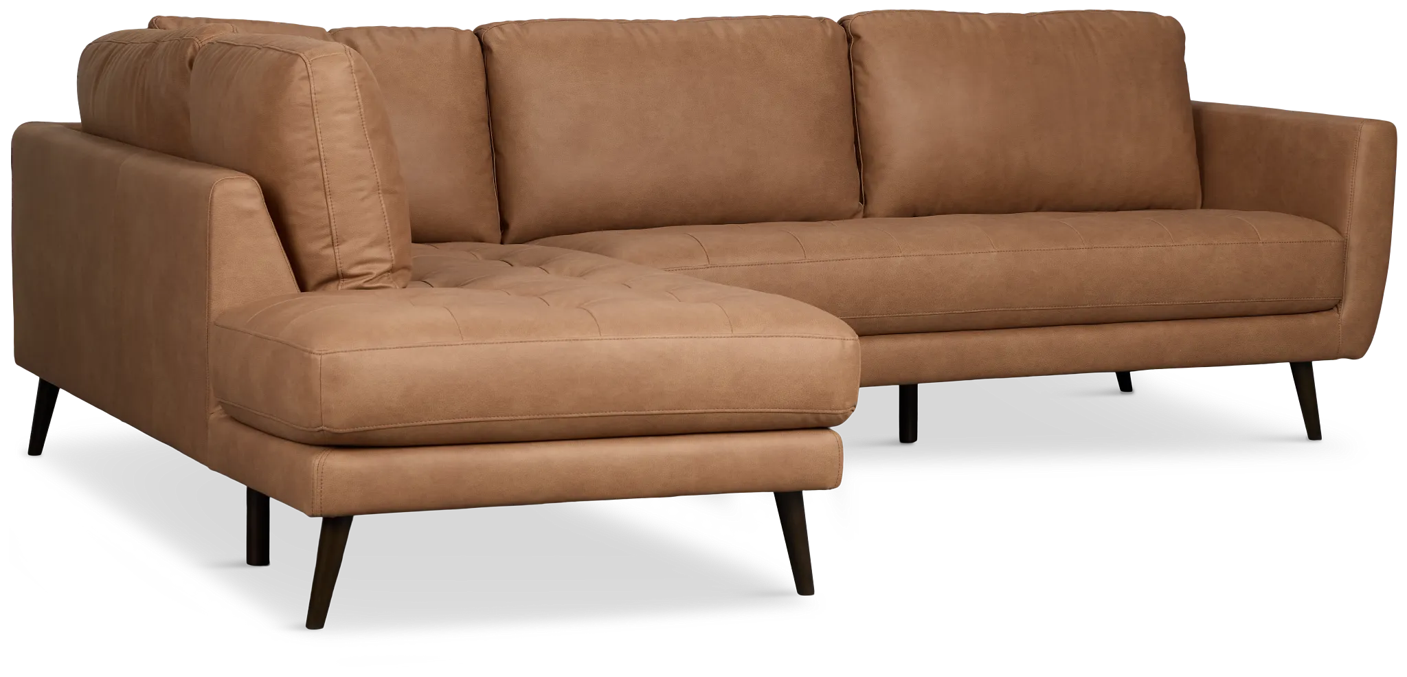 Indie Brown Micro Small Left Bumper Sectional