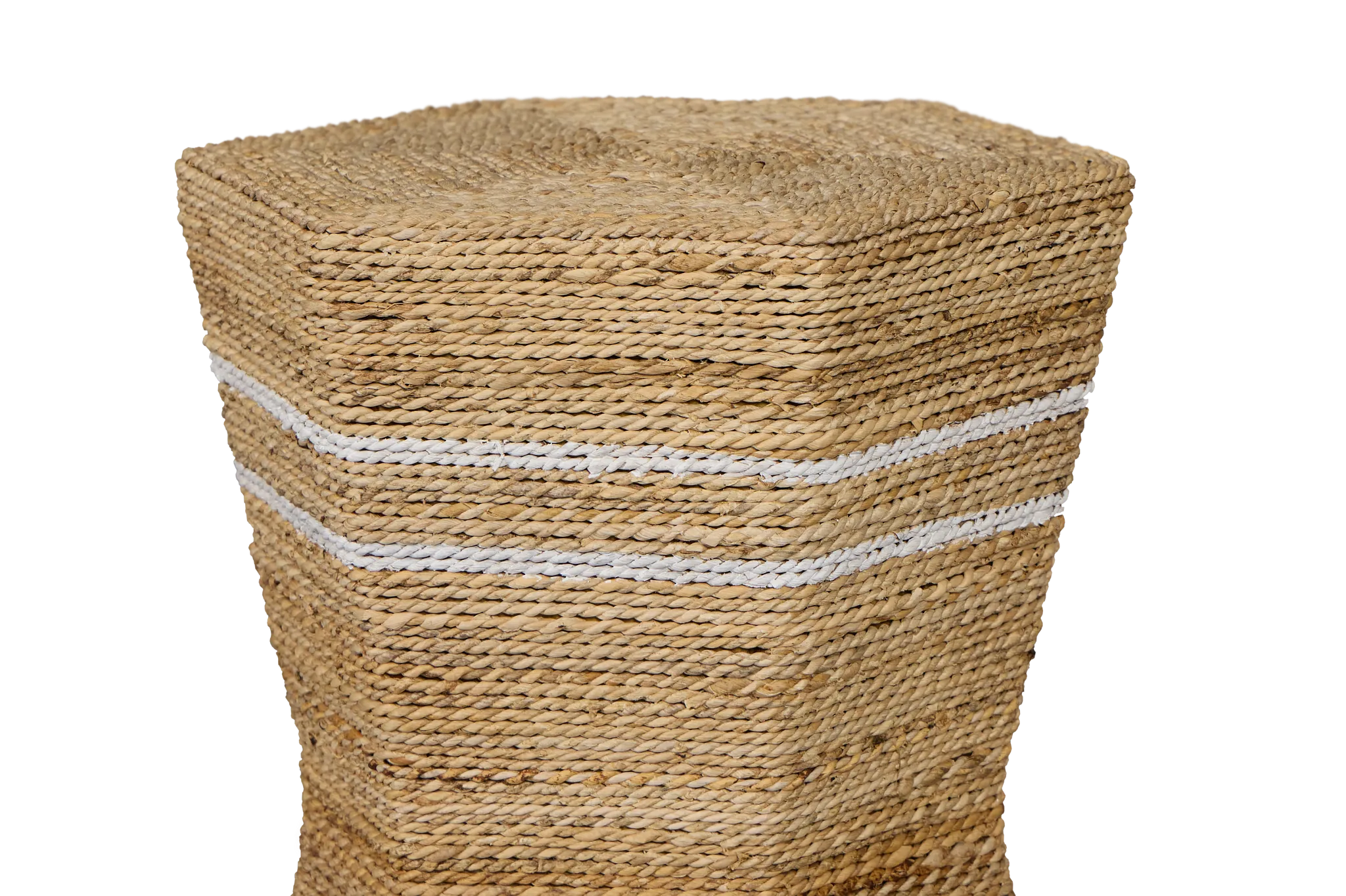 Sailor Woven Stripe Accent Stool