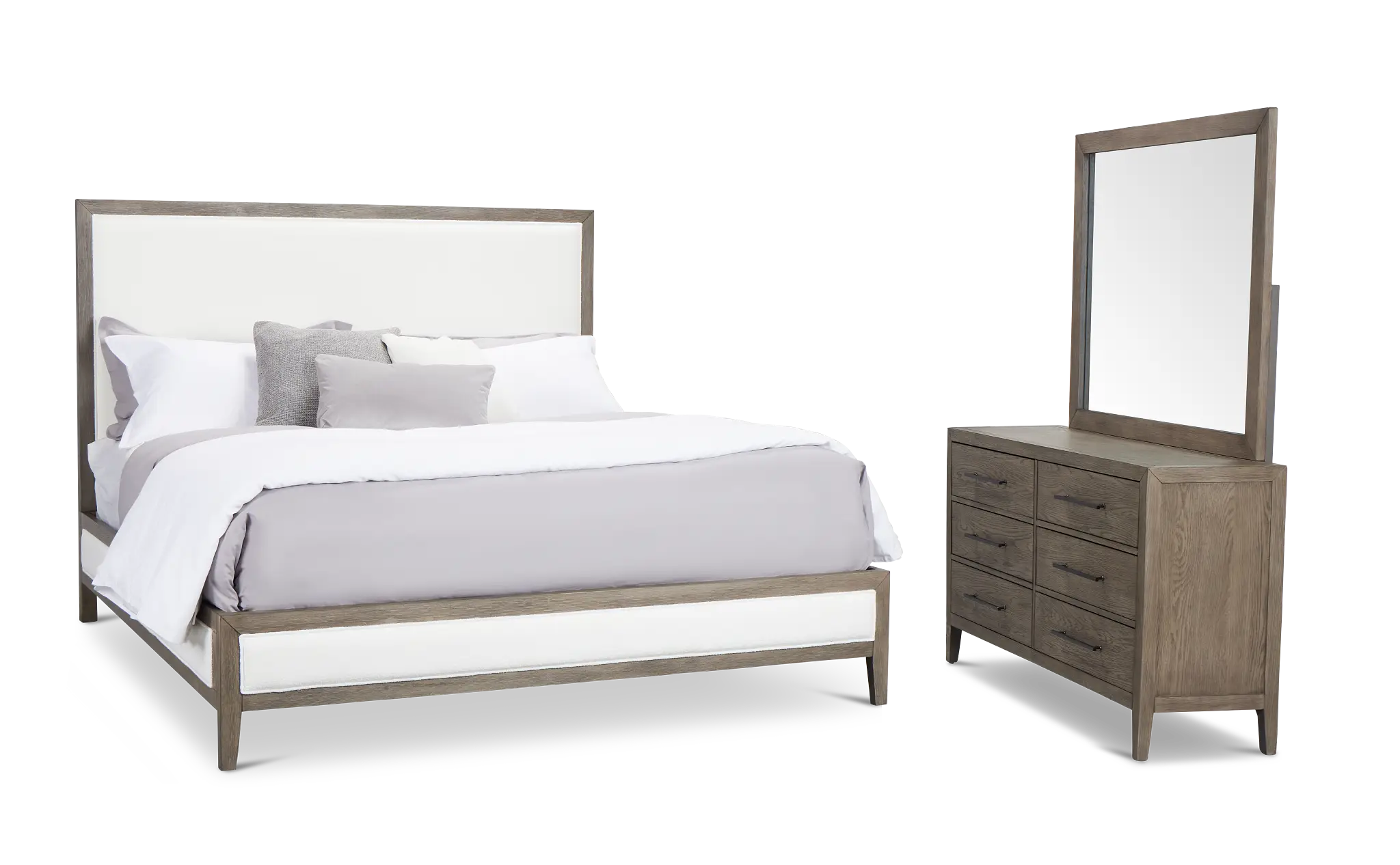 Alden Gray Uph Platform Bedroom Alden Gray Uph Platform Bedroom