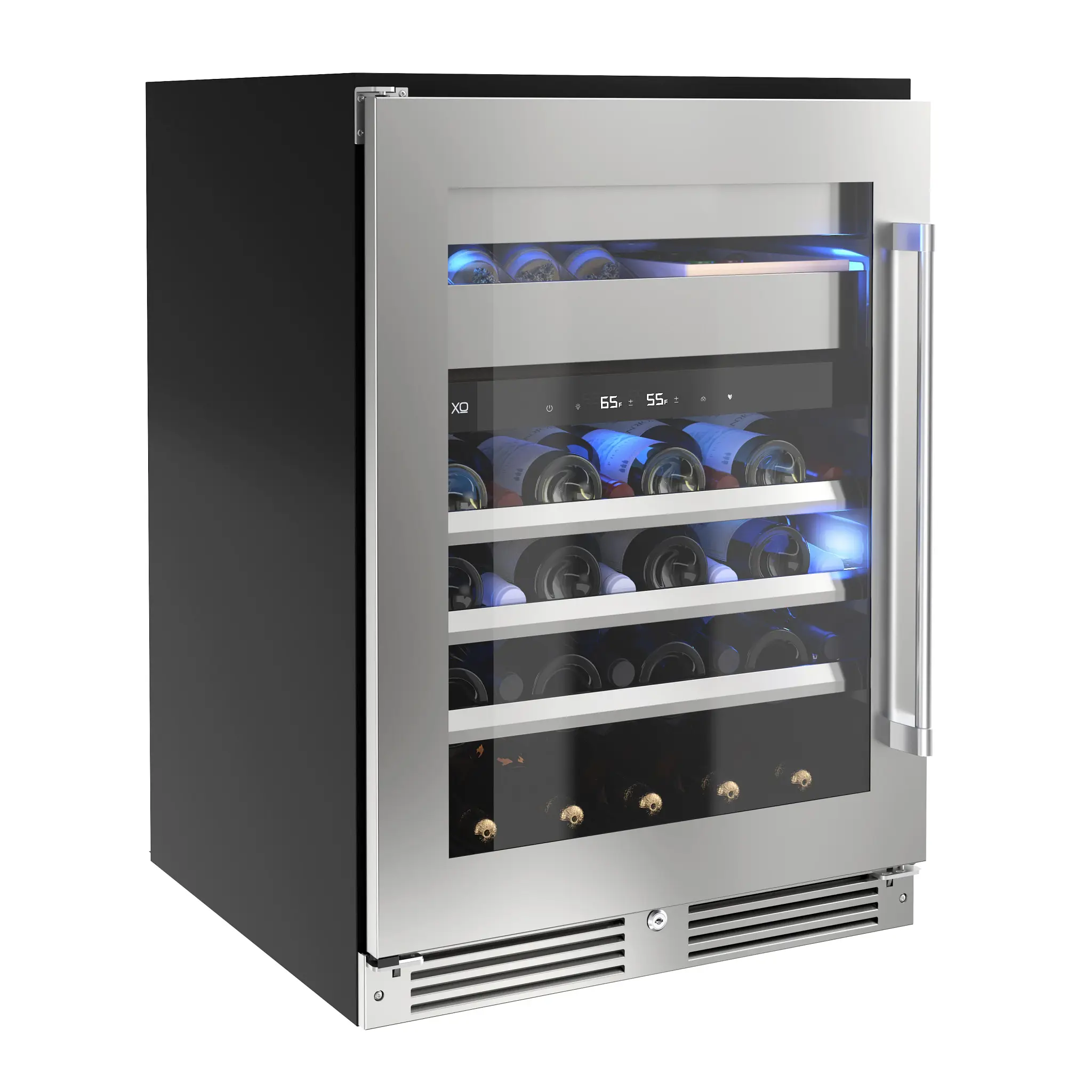 Xo Appliance 24 Series Wine Cooler Stainless Steel Rt Hinge Door Kit Xo Appliance 24 Series Wine Cooler Stainless Steel Rt Hinge Door Kit